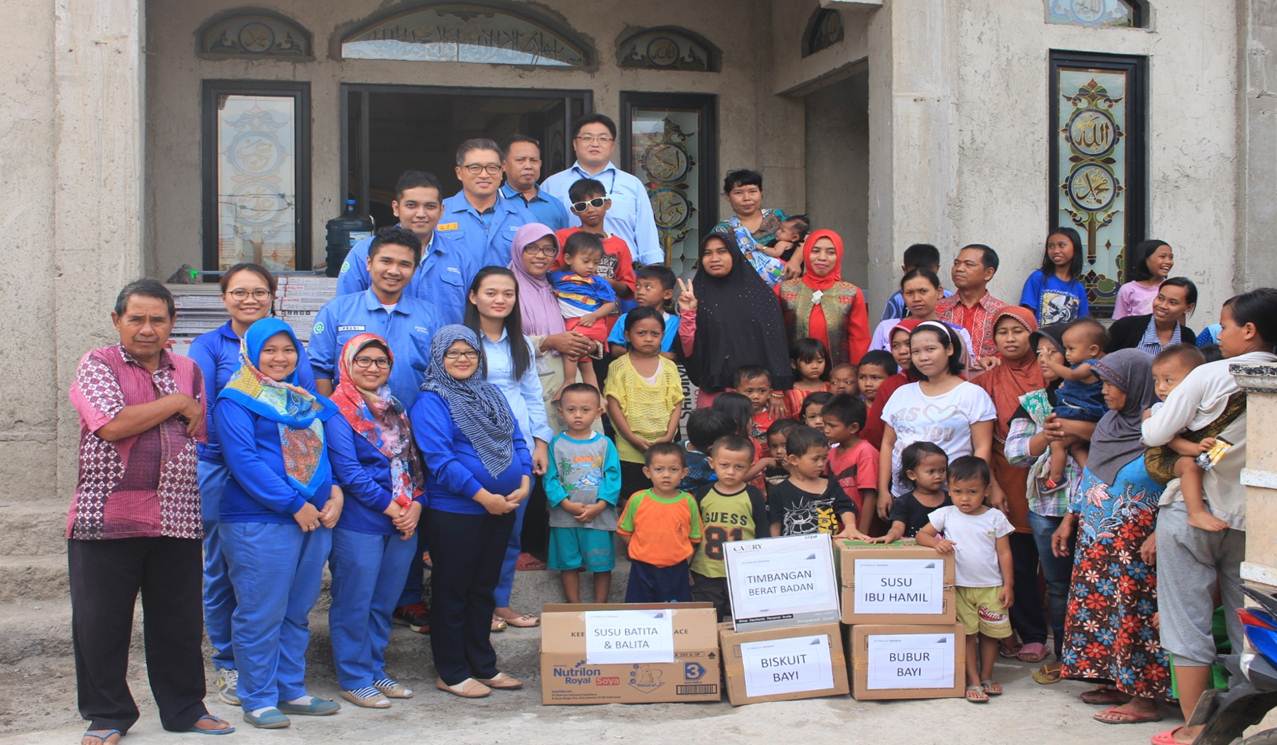 CSR Activity Feb 2017 : Delivering Complementary Food To Posyandu Kp. Sukamulya Wanayasa